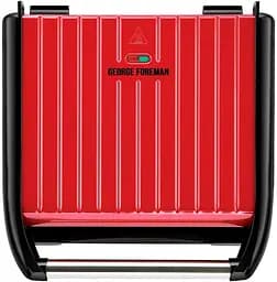 Електрогриль George Foreman 25050-56 Entertaining Steel Grill 1850 Вт Червоний (25050-56GF)