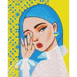 Алмазна мозаїка Ideyka Незламна @mosyakart  AMO7242 40х50 см