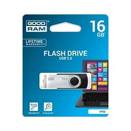 USB флеш накопичувач Goodram 16GB Twister Black USB 2.0 (UTS2-0160K0R11) - мініатюра 5