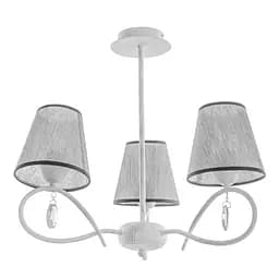 Люстра Brille з абажуром E27 60W WH GY (BKL-593S/3)