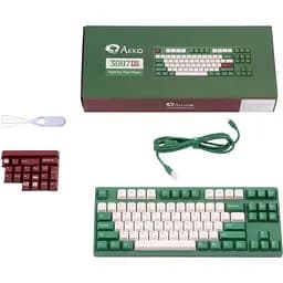 Клавіатура Akko 3087 Matcha Red Bean Cherry MX Red Green [A3087_MA_CR] [94254] - мініатюра 7