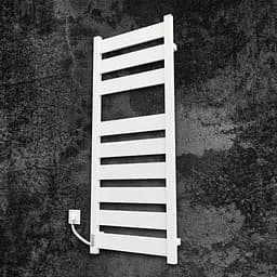 Электрический полотенцесушитель Kosser Волс 1200x500 EL тайм. белый ДВЛ03ELW, Белый матовый, Левое