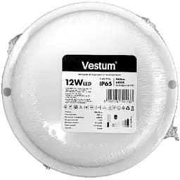 Светодиодный светильник ЖКХ Vestum LED S 12W круглый 6500K 220V Vestum 1-VS-7110