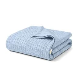 Плед-покривало Cosas Knitted Braid Cloud косичка 75х95 см (Blanket_19Cloud_KnittedBraid_75x95)