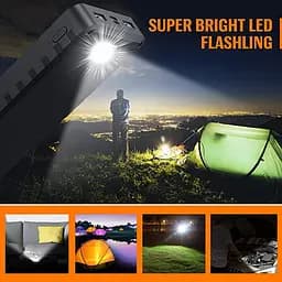 Портативна батарея Solar Power Bank 26800mAh HX160S6 Сонячний зарядний пристрій - мініатюра 7