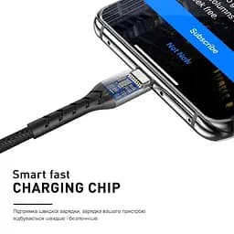 Кабель Luxe Cube Kevlar USB - micro USB (M/M), 1.2 м, райдужний (8886668686259) - мініатюра 3
