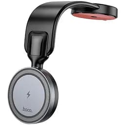 Автодержатель с БЗП Hoco HW29 Magnetic Wireless Charging 15W Black