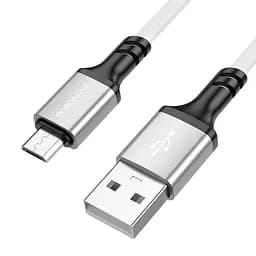 Кабель Borofone BX83 USB to MicroUSB 1 м белый