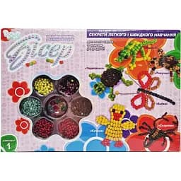 Набір бісеру для творчості Danko Toys Б6-1…4 великі намистини Каченя