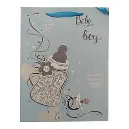 Подарочный пакет Bambi 2369L 40х30 х0,1 Синий-1