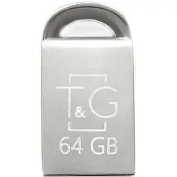 Флеш накопитель USB 64Gb T&G Metal TG107 серебристый USB 2.0 (TG107-64G)