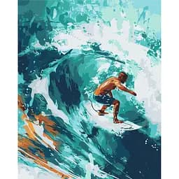 Картина за номерами на підрамнику Brushme Серфер душі