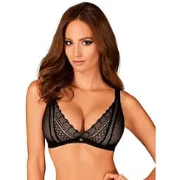 Бюстгальтер Obsessive Estiqua XS/S черный