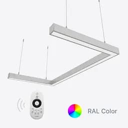 Управляемый светодиодный светильник X-LED 60ВТ U-образный ral LSNU-60dc