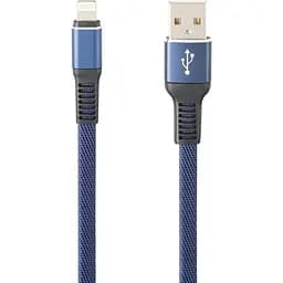 USB кабель Gelius Pro Flexible GP-UC02i Lightning Blue