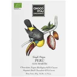 Шоколад Chocolate Organiko Peru чорний органічний 65% 50 г (873237)