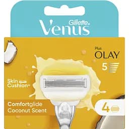 Сменные кассеты для бритья Venus & Olay Comfort Glide Кокос 4 шт.