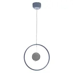 Потолочный светильник Brille подвесной светодиодный для спальни BR-941S/18W LED GY/CH