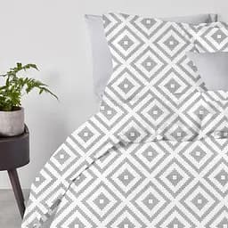 Комплект постільної білизни Cosas Ornament Полуторний сірий (OrnamentGrey_Grey_160) - мініатюра 2