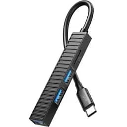 Концентратор XO USB-C 4-in-1 порти XO (HUB014B.black) (HUB014B.black)