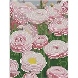 Алмазная мозаика без подрамника Весеннее поле Strateg ZAV3040-16, 30х40 см