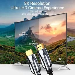 Кабель Vention HDMI-HDMI V 2.1 3 м (AALBI) - мініатюра 6