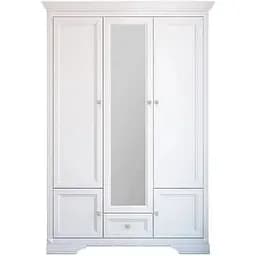 Шкаф распашной с зеркалом Gerbor Клео 3d/1s Белый (GRB-1416)