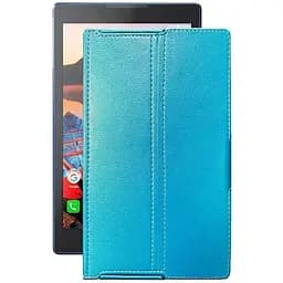 Чехол StatusCASE из экокожи для планшета Lenovo Tab 3 TB3-850f Голубой