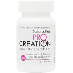 Витамины и минералы Natures Plus ProCreation Female Fertility Support, 60 капсул