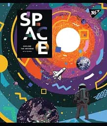 Набор тетрадей Yes Space abstract А5 в клетку 18 листов 10 шт. (765195)