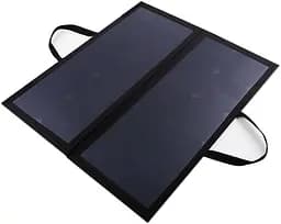 Портативная солнечная панель Aukey PBP10 60W Solar Panel, зажимы 12В/5А, USB Type-C - мініатюра 1