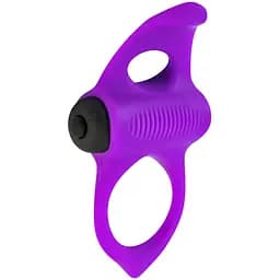 Эрекционное виброкольцо Adrien Lastic Lingus Max 9.5 см фиолетовый