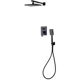 Душова система прихованого монтажу Volle de la noche Sistema 1582.090304, Чорний матовий