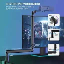 Мікрофон Fifine TAM8 USB Black (TAM8) - мініатюра 4