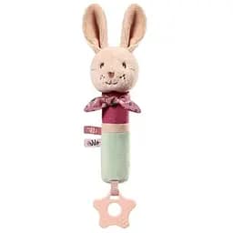Іграшка пискавка-прорізувач Кролик Каро Babyono 1682 Різнокольоровий shop (5901435418369)