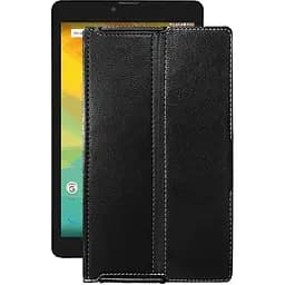 Чохол StatusCASE з екошкіри для планшету Prestigio Muze 3708 3G Чорний матовий
