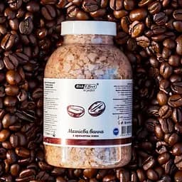 Соль для ванн Бишофит Полтавский Coffee 1000 г, магниевые хлопья с ароматом кофе