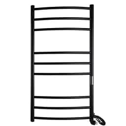 Електрична рушникосушка Unio LDE ЕU 1000-500-9 BLK Драбинка Дуга Еліт чорна, Чорний матовий, Праве, Електронний