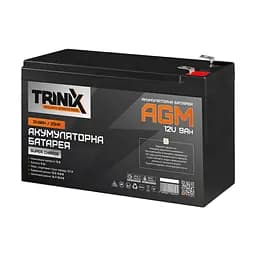 Акумуляторна батарея Trinix 12V9Ah/20Hr Super Charge AGM 12В 9Аг свинцево-кислотна (44-00050)