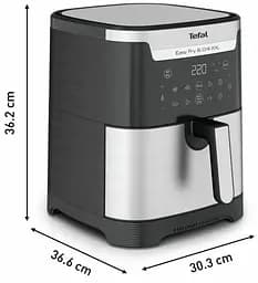 Tefal Мультипіч EasyFry&Grill XXL, 1830Вт, чаша-6.5л, сенсорне керув., 8 програм, пластик, черно-сірий - мініатюра 4