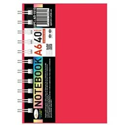 Блокнот А6 Апельсин АП-1510 Red 40 аркушів пружина бокова