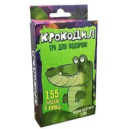 Настільна гра "Крокодил" Strateg 30557, 31 картка, інструкція