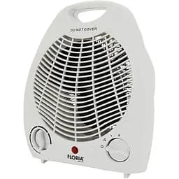 Тепловентилятор спиральный Floria ZLN6151 3 режима 1000/2000 Вт White