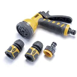 Набір для поливу Сила 1 пістолет x 1 адаптер 1/2" x 3/4" x 2 конектори 1/2" (у наборі 4шт) 551284