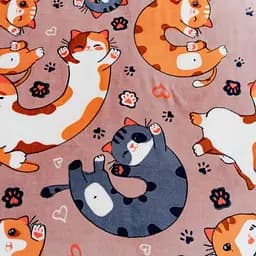 Плед Love You Кото-батончики фліс 150x200 см (8192) - мініатюра 5