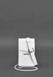 Набір жіночих білих шкіряних сумок Mini поясна / кроссбоді - мініатюра 8