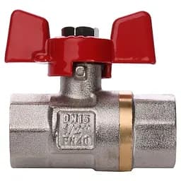 Кран кульовий прямий Q Professional 1/2″ ВВ КБ PN40 QP151 - мініатюра 3