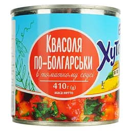 Квасоля Хуторок по-болгарськи в томатному соусі 410 г - мініатюра 2