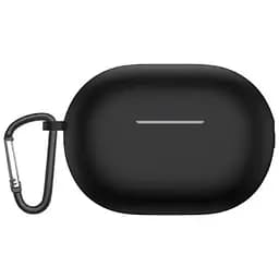 Чехол-накладка DK Silicone Candy Friendly с карабином для Huawei FreeBuds Pro 2 (black)
