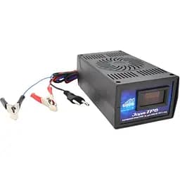 Трансформаторний зарядний пристрій Зоря ТР-6 для акумулятора 12V, ємність АКБ 32-90А/год, струм заряду 6A + вольтметр